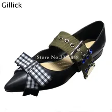Ремень Туфли с ремешком и пряжкой балетки обувь Туфли без каблуков женская обувь с острым носком большой бант Декор Дамы на низком каблуке Лоферы Flattie повязки Балетки Sapatos