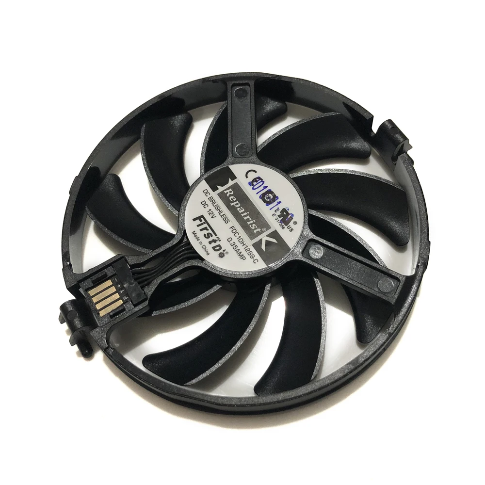 XFX жесткий замены вентилятора GPU VGA кулер вентилятор охлаждения FDC10H12S9 C для RX480 RX470