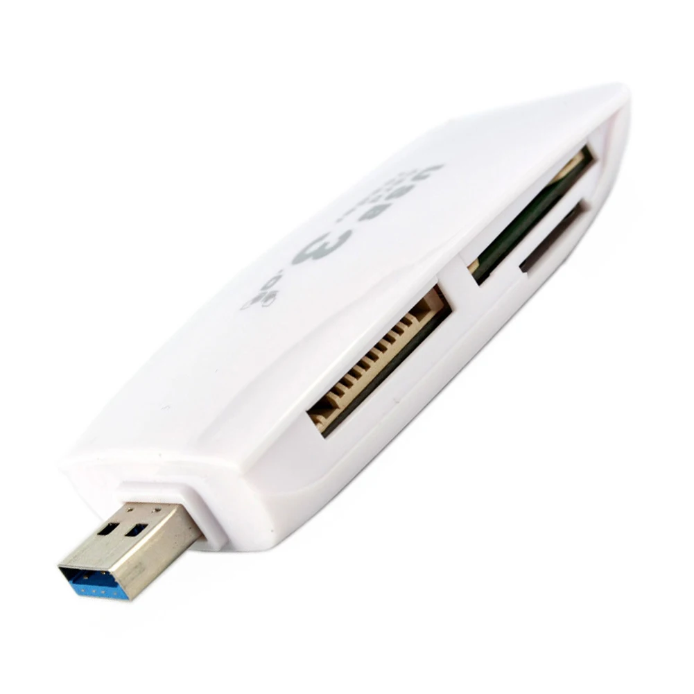 USB 3,0 Flash/Micro для SD/TF/CF/ms высокоскоростные Компьютерные аксессуары телефонный адаптер 4 в 1 кардридер карт памяти кардридер