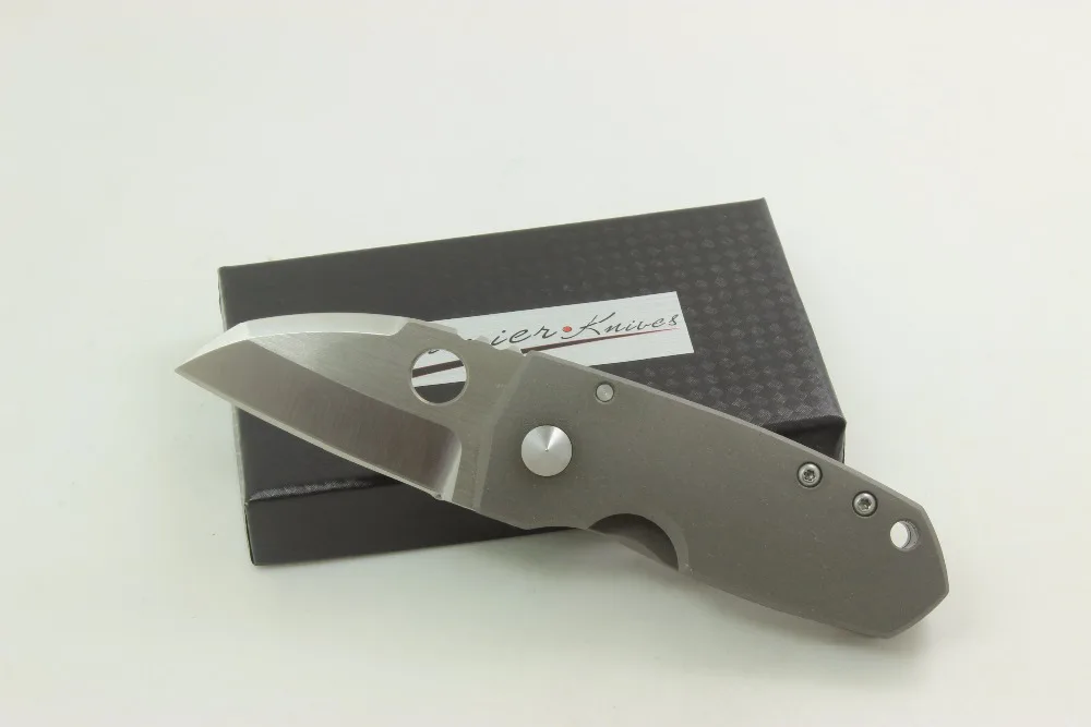 

High Quality Samier Knives Custom Silora Folding Knife S35VN Blade Titanium Handle Pocket Knife Survival Camping Hunting Knife