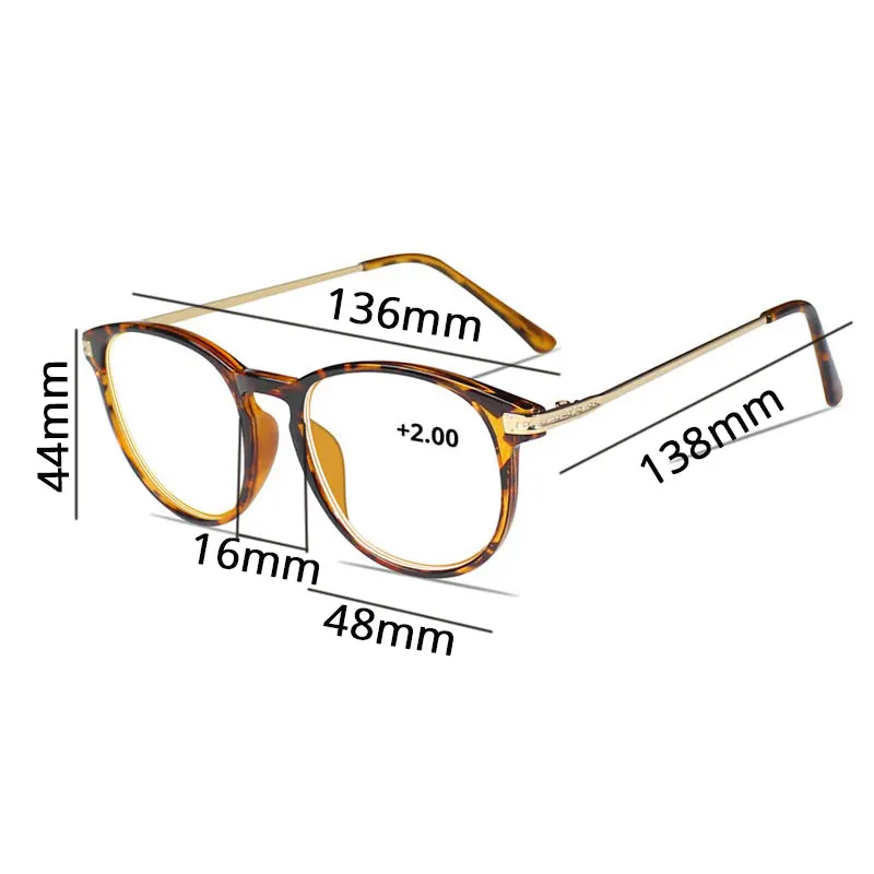 Прозрачные женские очки для чтения на компьютере мужские очки для чтения с диоптриями дальнозоркость анти-блюрей 0 2