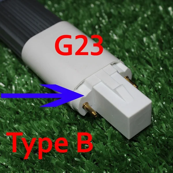 Ampoule G23 светодиодный светильник, 4 Вт, 6 Вт, 8 Вт, 10 Вт, теплый белый, 85-265 в, ультратонкий, 2pin, база, энергосберегающий светодиодный pl, замена, натуральный белый, холодный белый - Испускаемый цвет: G23 Type B