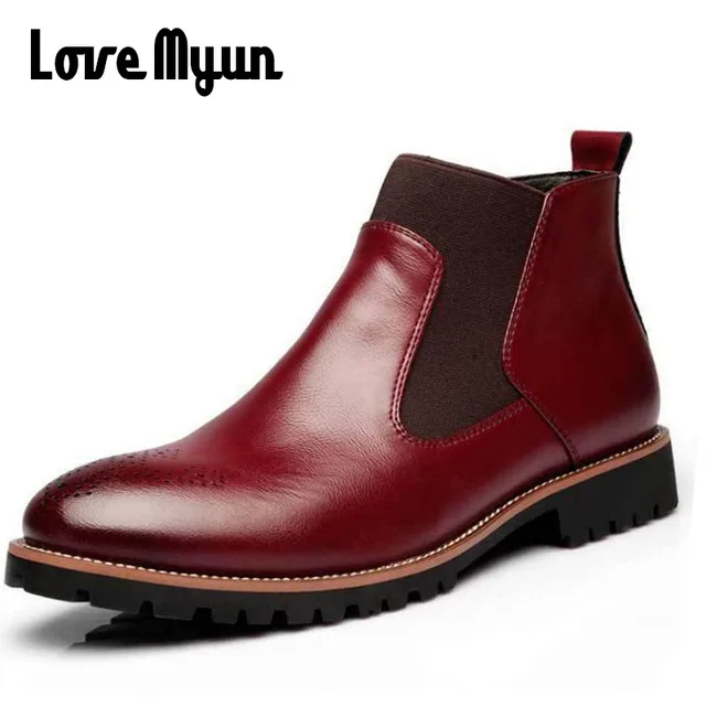 Buy New High quality Fashion Men Ankle Boots Casual