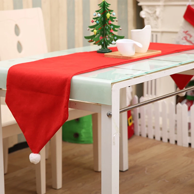 Merry Christmas Рождество Таблица Флаг рождественские украшения дома-ткани скатерти