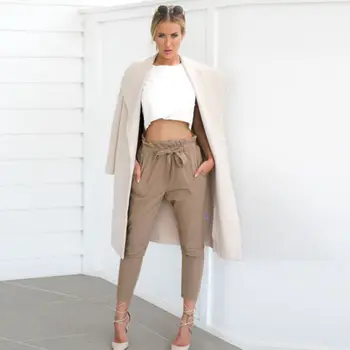 

Womens Fashion Stretch High Waist Jogger Leggings Loose Casual Pants Trousers
