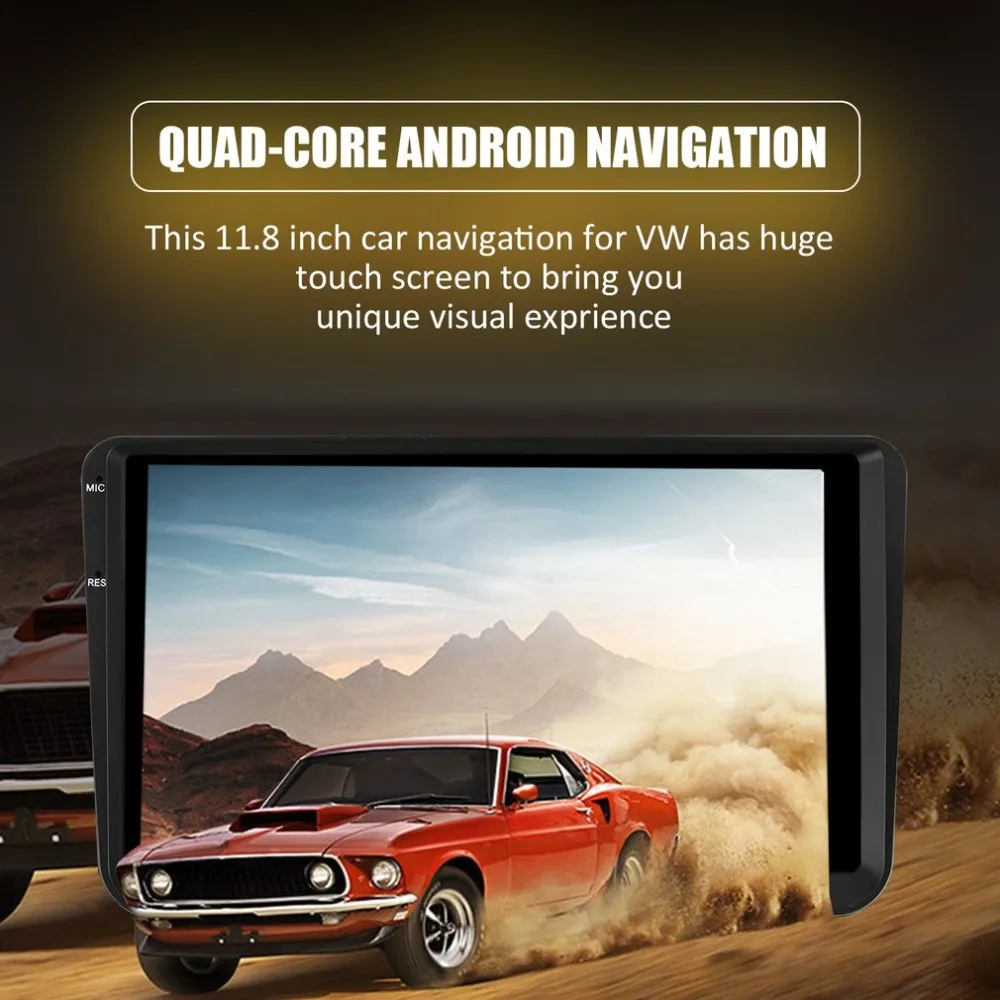 

GPS Navigation for car 16GB ROM 11.8 Inch Large Touch Screen Intelligent Quad Core Processor with Bluetooth Wifi for Android