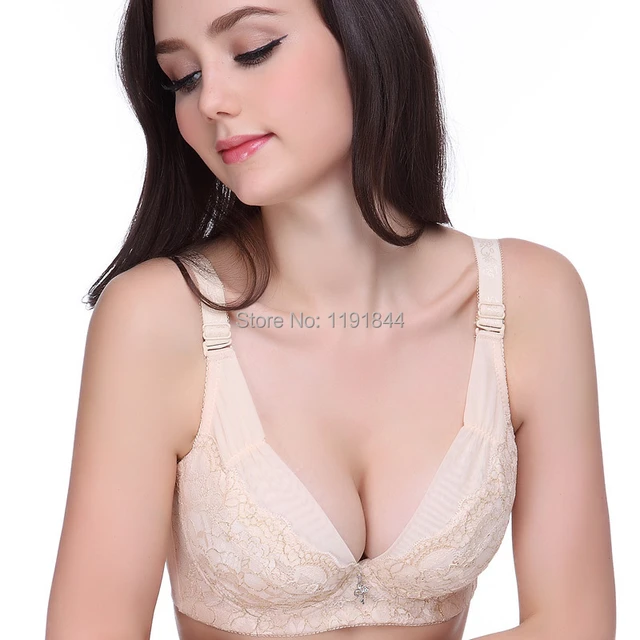 Plus size cotton lace without steel frame bras for Breast surgery B.C.D E F  32 34 36 38 40 70 75 80 85 90seamless bra Underwire - AliExpress