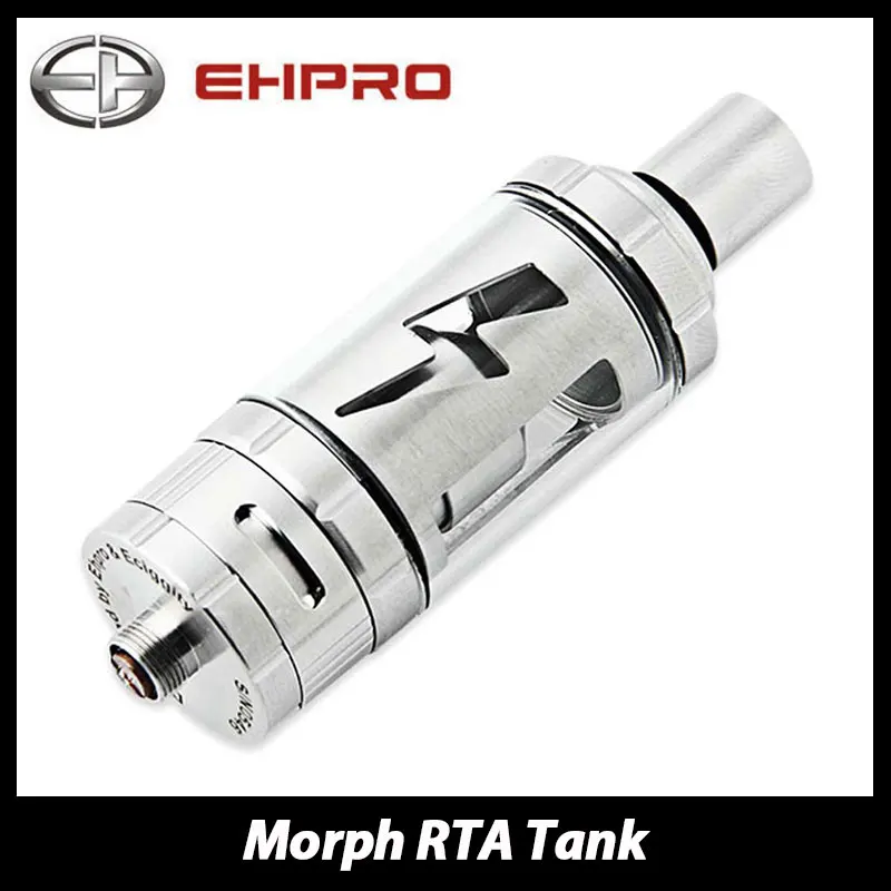 

Ehpro Morph RTA Rebuildable Tank Atomizer e cigarette with Three Adaptors ATL/SUB/DEL chimney for atlantis/subtank/delta II Coil