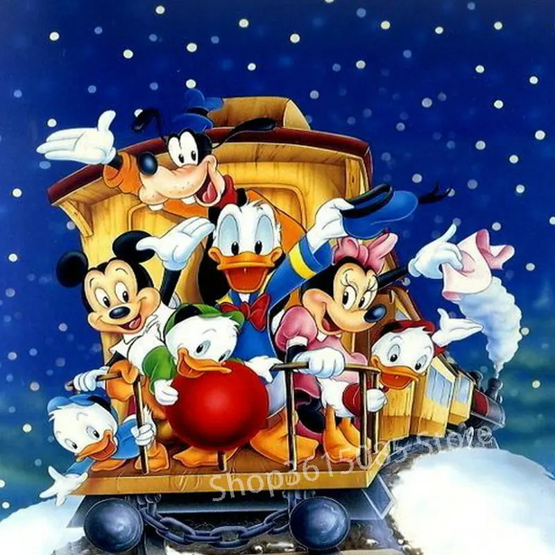 

Full 5D resin round drill Diamond painting "sticker Mickey Mouse" DIY diamond embroidery cross stitch mosaic rhinestone decor