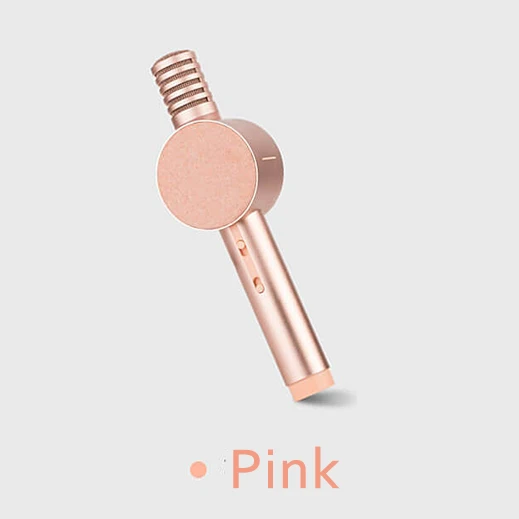 3 цвета Xiaomi Mijia KTV Портативный беспроводной Bluetooth динамик с микрофоном коробка звук караоке микрофон реверберации громкий динамик - Цвет: Розовый