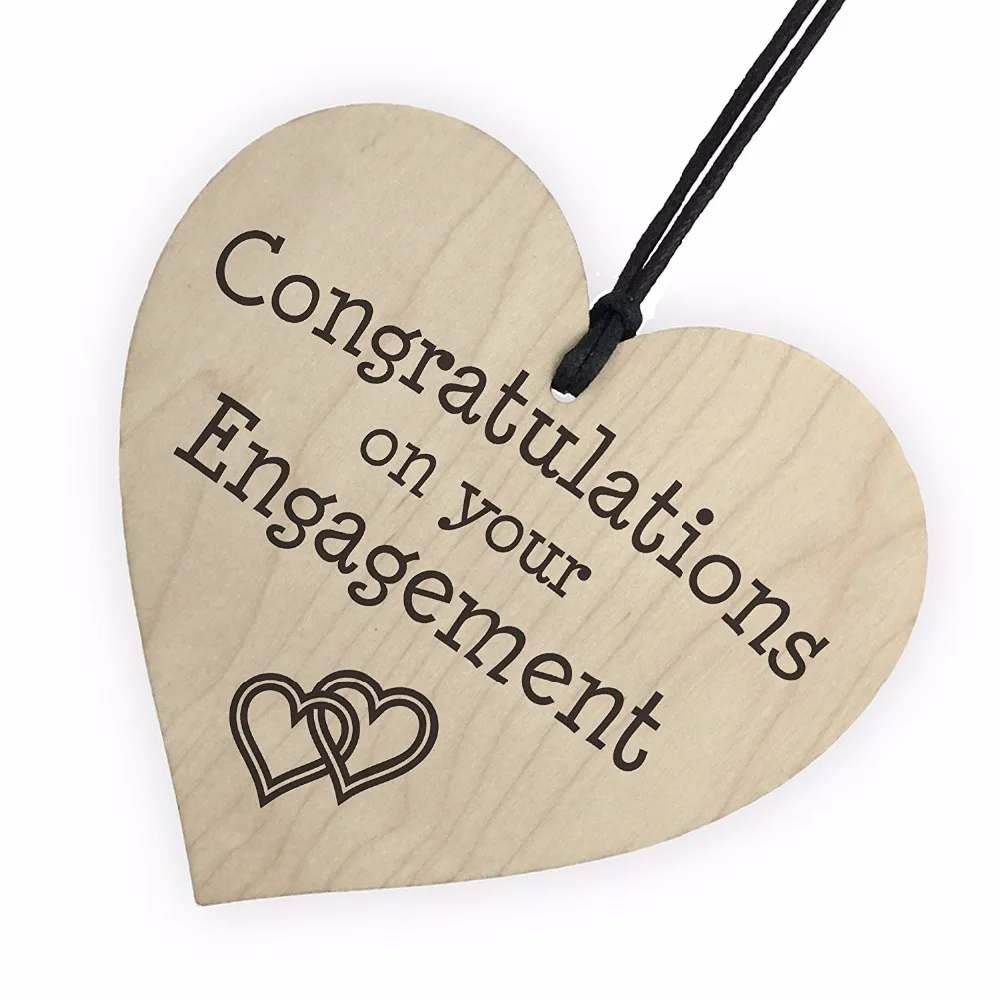 5-Meijiafei-Congratulations-On-Your-Engagement-Wooden-Hanging-Heart-Plaque-Wedding-Gift-Sign