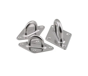 

5PCS/LOT 304Stainless Steel Diamond Shape Hook U shape Hook Base Ceiling Fans/Sandbags/Hammocks/Leisure Sofa Fixed Hook 60MM(M5)