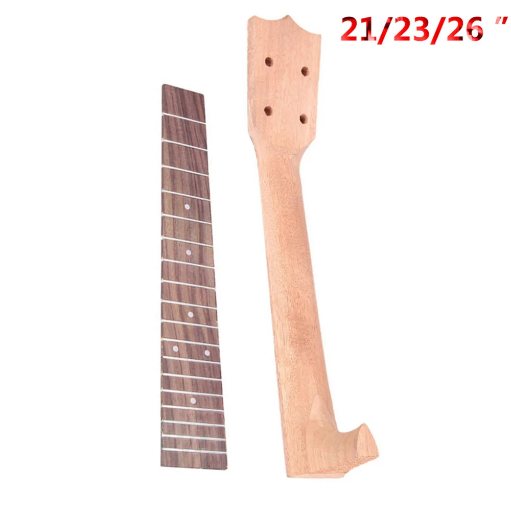 

21" / 23" / 26" Ukulele Neck Fingerboard Fretboard DIY for Soprano Concert Tenor Uke Martin Rosewood Set Ukulele Part Accessory