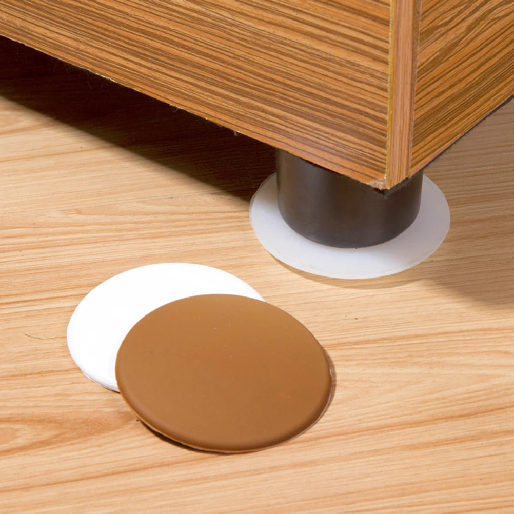 

Protective silicone Wall Thickening Mute Stick Round door handle bumper pad locks grain bumper pad For Door Stops