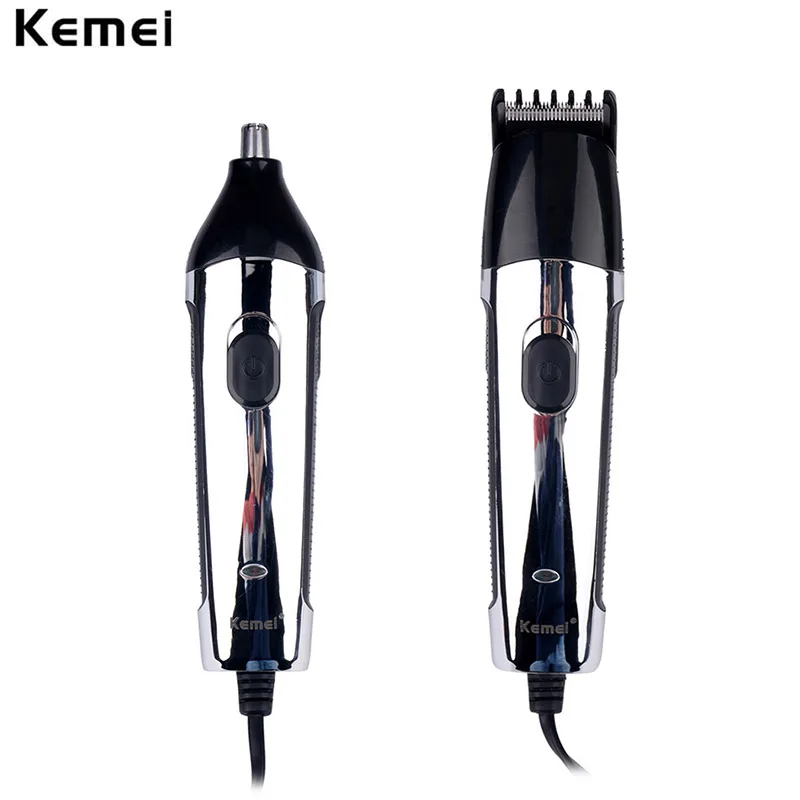 

Corded Electric Hair Clipper Nose Hair Trimmer 2 in 1 Professional Hair Cutting Machine Titanium Steel Hair Shaving Machine 31