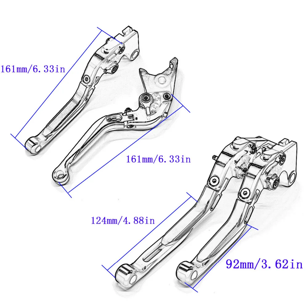 Для Honda cbf500 2006-600 CBF 2004 N NA S SA 2004-2007 CBF 500 600 ЧПУ мотоцикл складной выдвижной сцепные рычаги