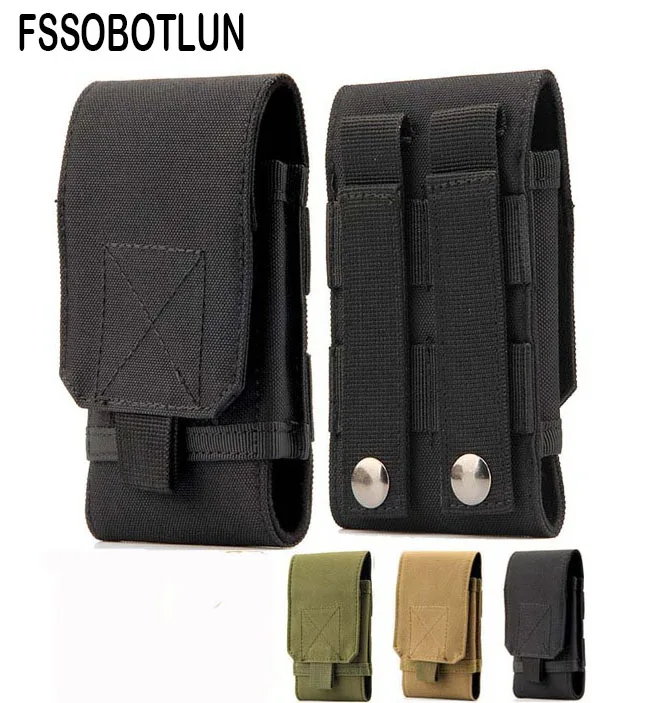 FSSOBOTLUN,5.5 6.0 inch Nylon Army Belt Waist Bag Phone