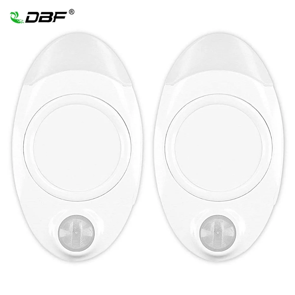

[DBF]2Pack Wireless IR Infrared Motion Sensor Drawer Lamp Portable Under Cabinet Light 2450 Dry Battery 3V Emergency Night Light