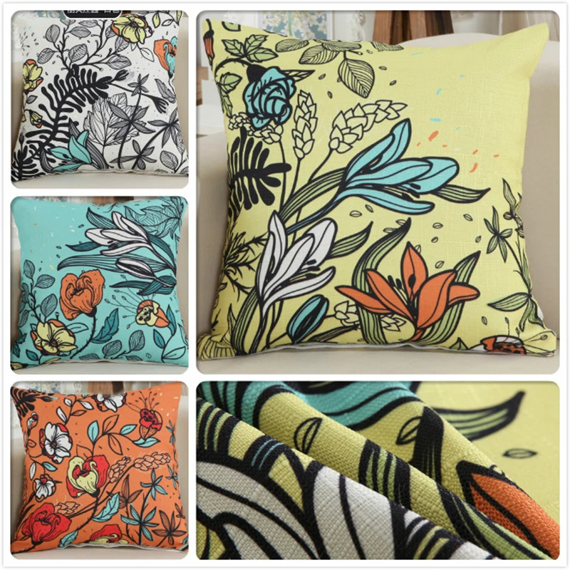 18*18 بوصة وسادة الغطاء النباتي طباعة الفاخرة جودة فندق المنزل مكتب أريكة الديكورات سيارة كرسي المقعد الخلفي وسادة حالة عيد الميلاد المخدة 18*18 بوصة وسادة الغطاء النباتي طباعة الفاخرة جودة فندق المنزل مكتب أريكة الديكورات سيارة كرسي المقعد الخلفي وسادة حالة عيد الميلاد المخدة