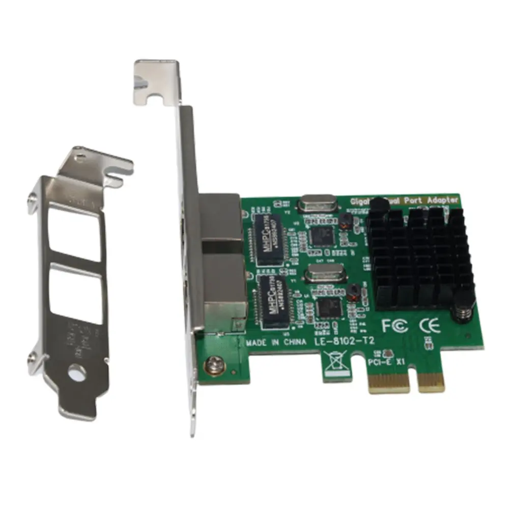 

Pci-E Dual Port Gigabit Lan Pci-E Desktop Gigabit Lan Dual Port Wired Network Card Rtl8111G Server Su-8102-T2