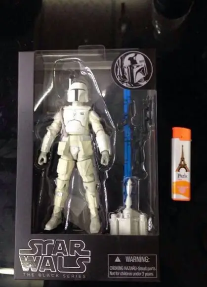 Star Wars Black Series 6 фигурки из аниме Дарт Вейдер Кайло Рен Штурмовик Боба Фетт 6 дюймов фигурки из фильма детские игрушки - Цвет: With Box