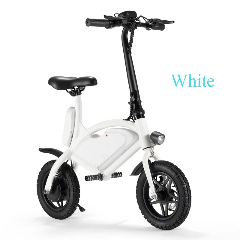 Best OUXI Folding Electric Bike For Adult Aluminum Alloy Frame Mini Type 12inch 6.6AH Battery Two wheel Brushless Electric Bicycle 4
