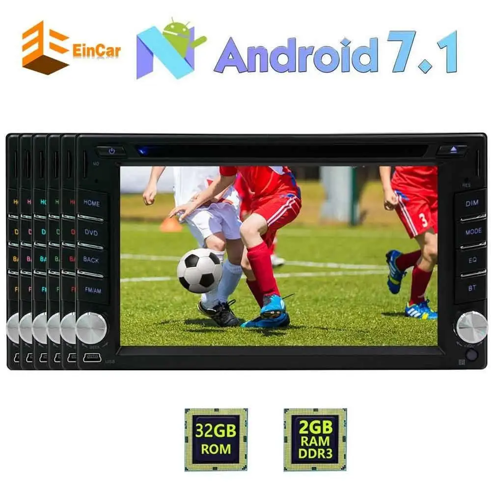 Perfect Eincar car audio Android 7.1 2 DIN touch screen DVD player supports WiFi / Bluetooth / OBD2/ MirrorLink/cam-in in the sprint GPS 0 Perfect Eincar car audio Android 7.1 2 DIN touch screen DVD player supports WiFi / Bluetooth / OBD2/ MirrorLink/cam-in in the sprint GPS 0