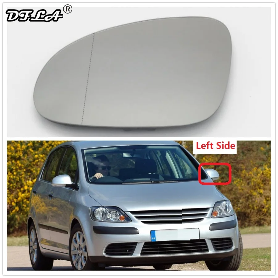 

Left Driver Side For VW Golf 5 V MK5 Plus 2005 2006 2007 2008 2009 2010 2011 Car-Styling Car Door Side Heated Mirror Glass