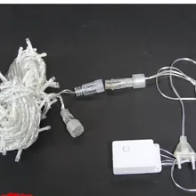 Led10 метров 100 лампа Полный открытый водонепроницаемый освещение струнный фонарь мигалка лампа набор Рождество mantianxing украшение лампа