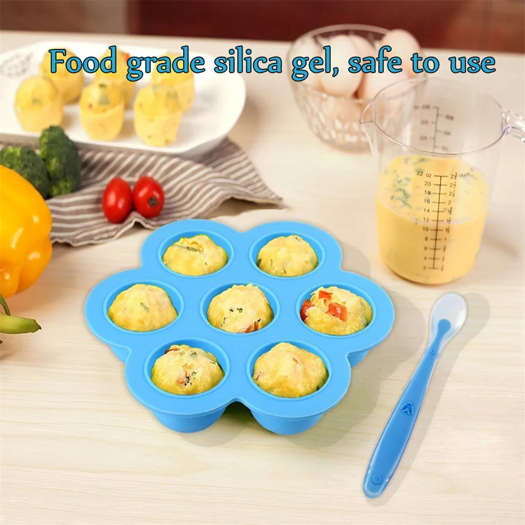 

Baby Food Storage Containers Lid Reusable Mold Freezer Tray Non Stick Registry New Arrival Dropshipping