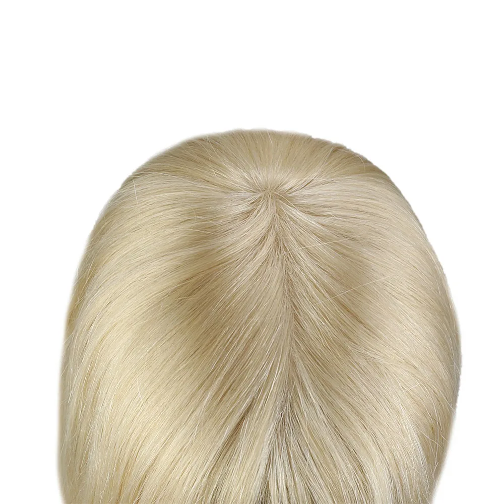 Full Shine 20-40g Remy Hair Topper Crown Hair Piece #613 12*6cm Crown For Women Mono Toppers With Clop Toupee For Thinning Hair Full Shine 20-40g Remy Hair Topper Crown Hair Piece #613 12*6cm Crown For Women Mono Toppers With Clop Toupee For Thinning Hair