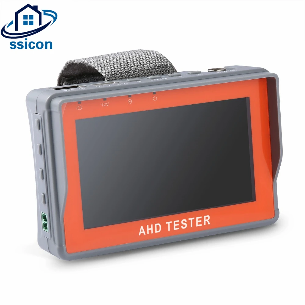 

SSICON 4.3 Inch HD AHD CCTV Tester Monitor AHD 1080P Analog Camera Testing PTZ UTP Cable Tester DC12V 2A