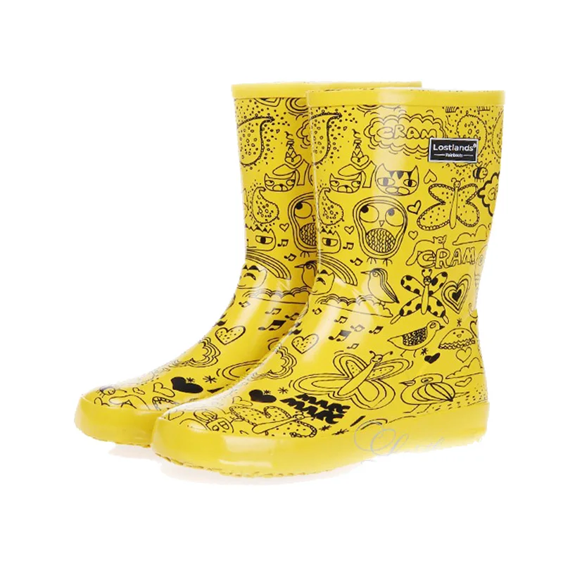 Free Shipping Women Mid calf Water Shoes Women Mid calf Rain Boots