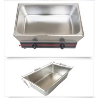 Commercial Liquefied Gas Frying Machine French Fries Chicken Frying Machine Commercial Gas Fryer Single/Double Cylinder 1