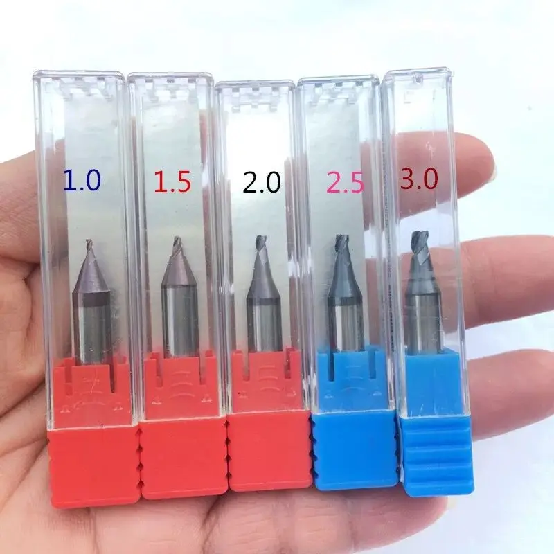 

Tungsten Carbide Steel End Milling Cutters For Key Copy Cutting Duplicating Machine Drill Bits Locksmith Tools
