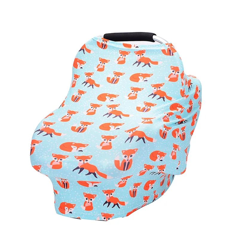 Кормление Cover тележка аксессуары животных Фокс Грудное вскармливание шарф для новорожденных детские хлопчатобумажные корзину сиденья