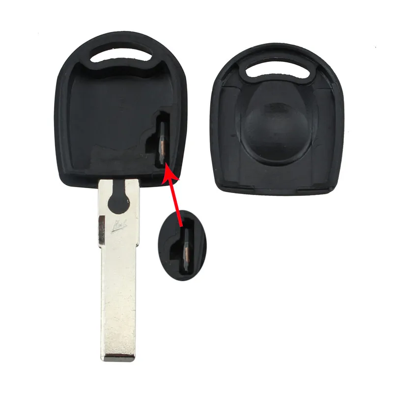 Новое нерезанное лезвие пустой ключ зажигания Замена Fob ключ зажигания автомобиля транспондер с ID48 чип для VW Volkswagen SKoda SEAT