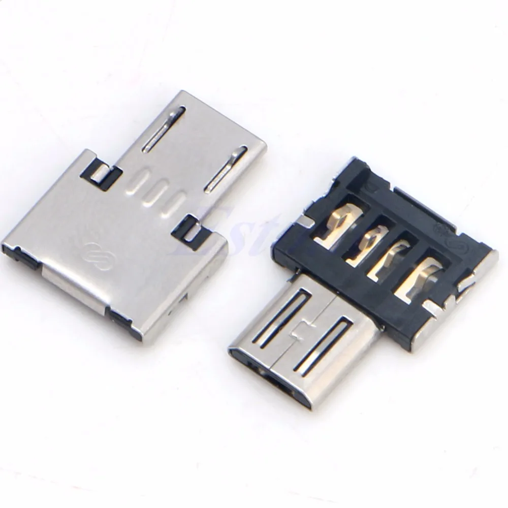 

2Pcs USB Micro Male to USB Female OTG Adapter Converter For Phone Android Tablet