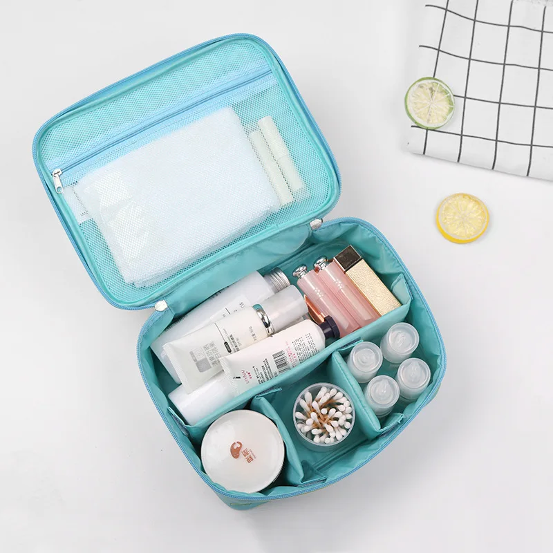 

New Zipper Women Makeup bag Big Capacity travel Cosmetic bagS beauty Case Make Up Organizer Toiletry bag kits Travel Wash pouch