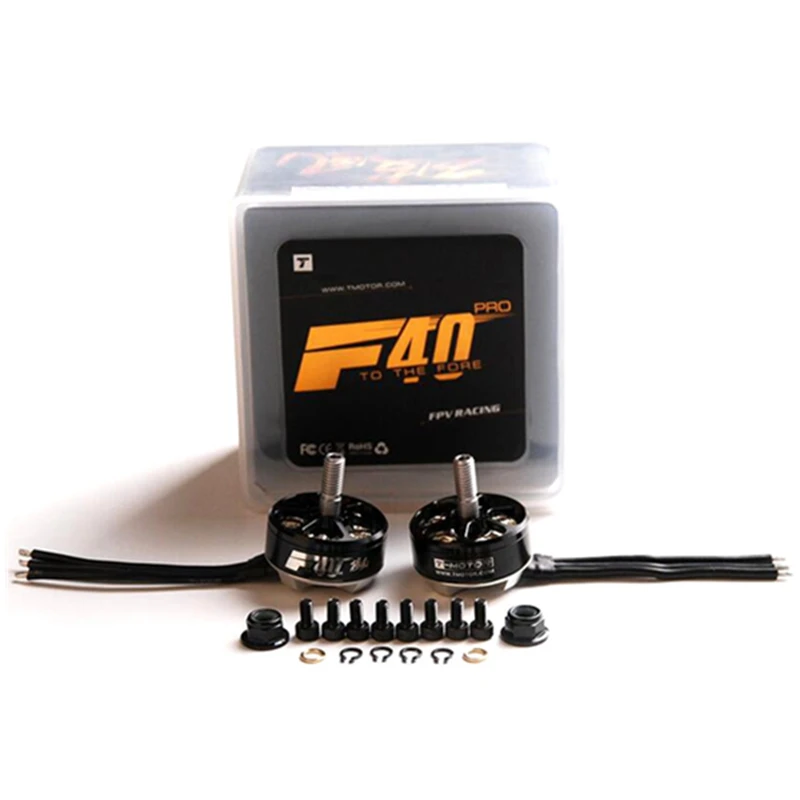 

Original T-Motor F40 2305 PRO 2400KV 2600KV 4S Brushless Motor For 200 210 220 250 Frame Kit RC Quadcopter Multirotor Props