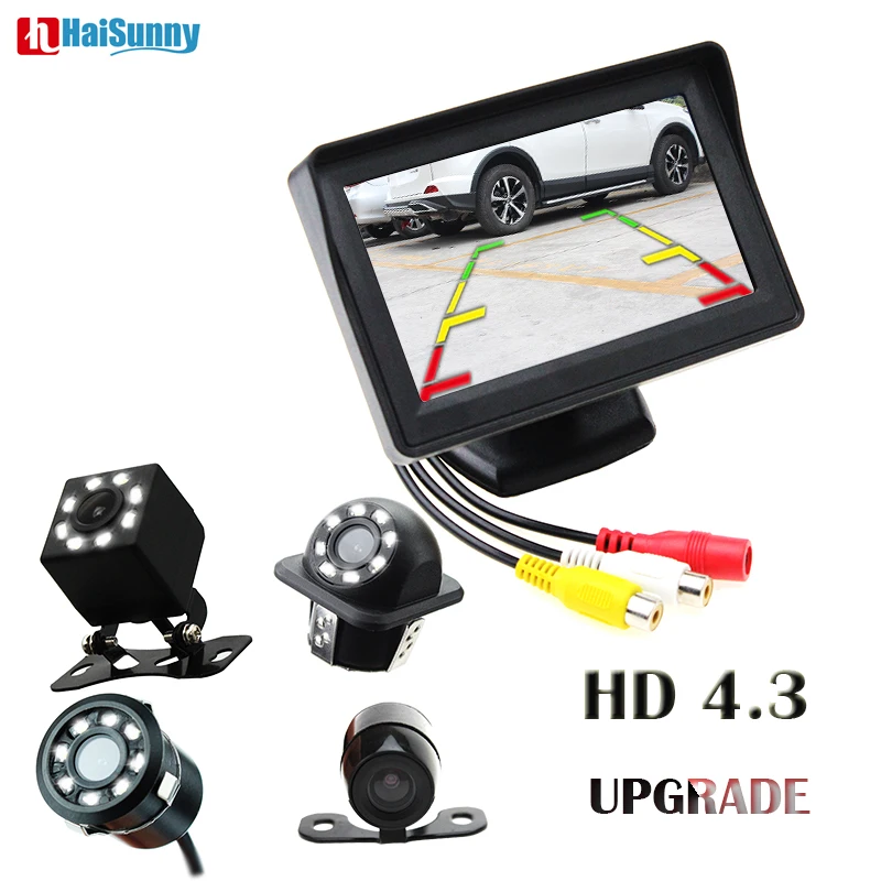 HaiSunny 1 год гарантии новинка 4 3 &quotTFT LCD HD цветной монитор с 8 светодиодный ночного