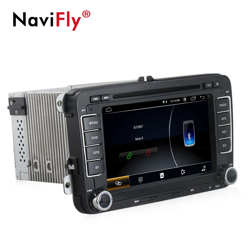 NaviFly самый популярный Android 9 Автомобильный dvd Радио для VW golf 5 6 passat b6 Skoda Octavia/Fabia/Rapid/Yeti/Superb Автомобильный gps navigaton