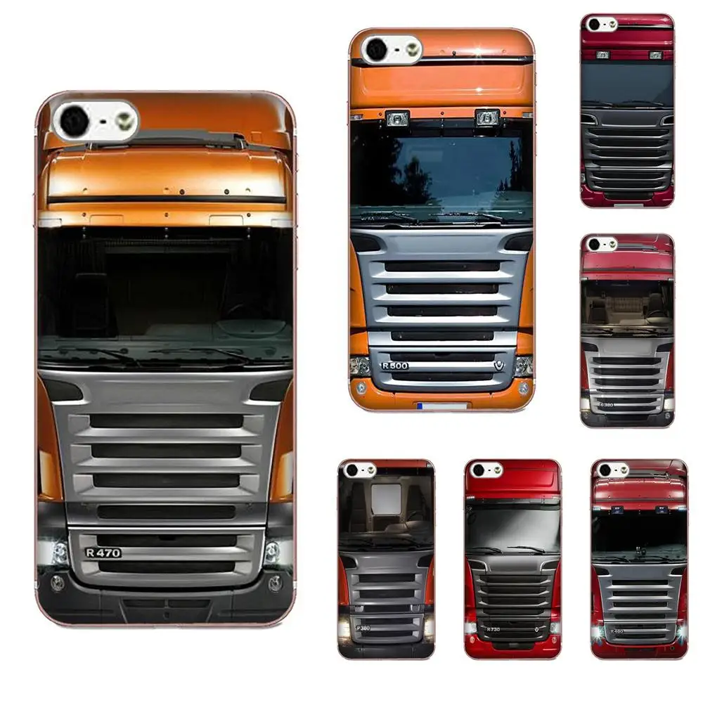 

TPU Art Print Cover Case Red Truck For Huawei P7 Honor 4C 5A 5C 5X 6 6C 6A 6X 7 7X 8 9 V8 V10 Y3II Y5II Y6II G8 Play Lite