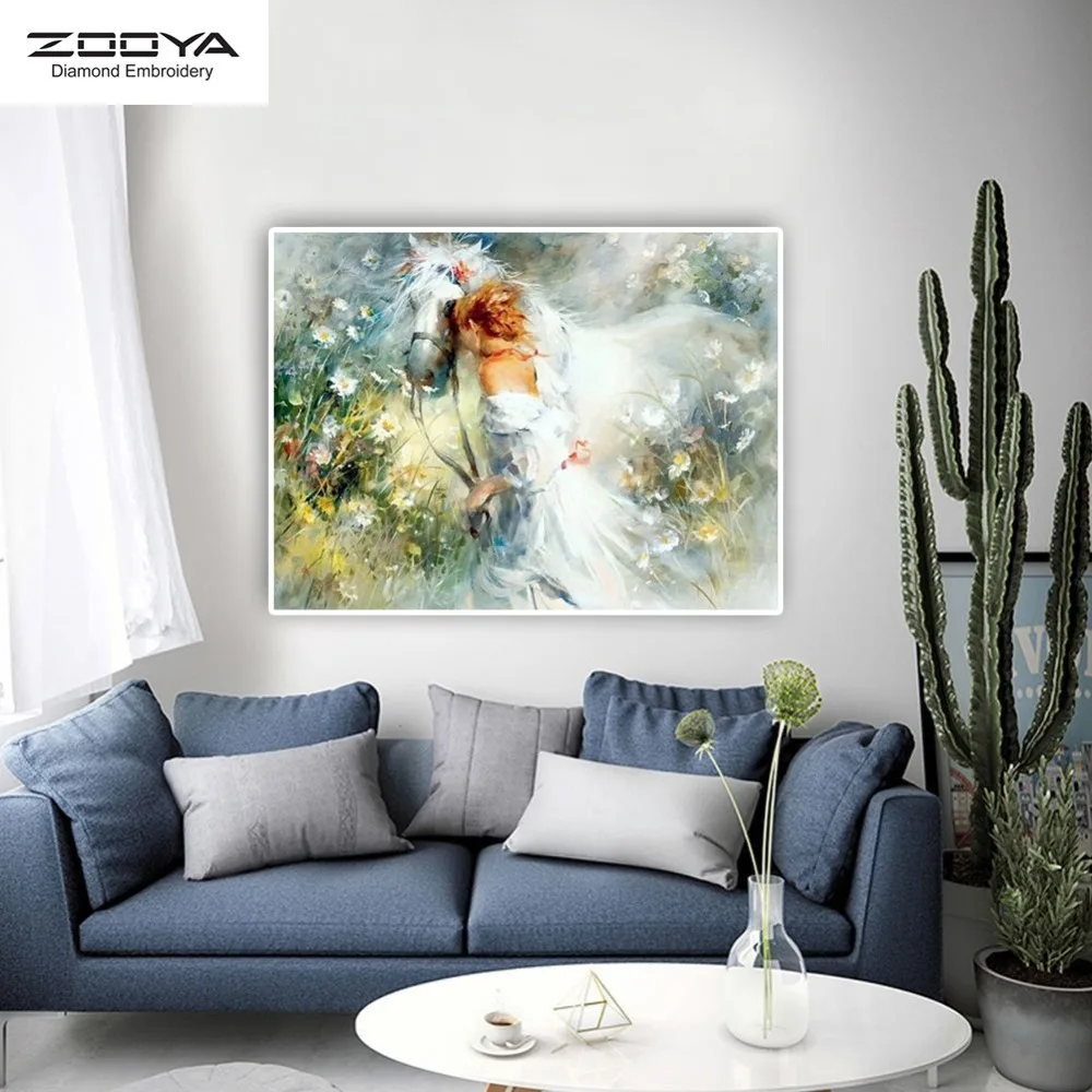 ZOOYA алмазная живопись полный квадратный цветок Алмазная вышивка распродажа 5D DIY
