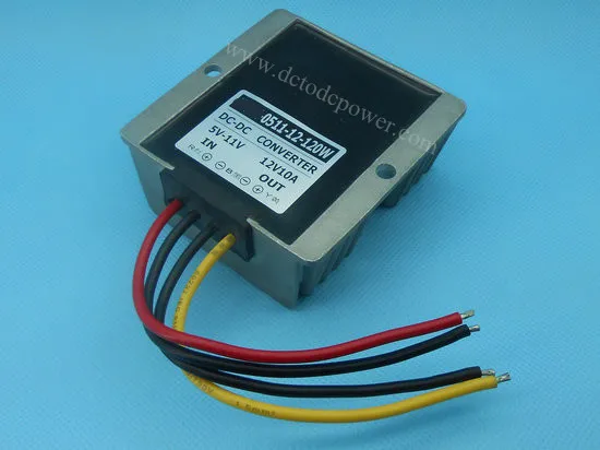 

DC5-11V to DC12V DC-DC Converter Step-up 10A 120W