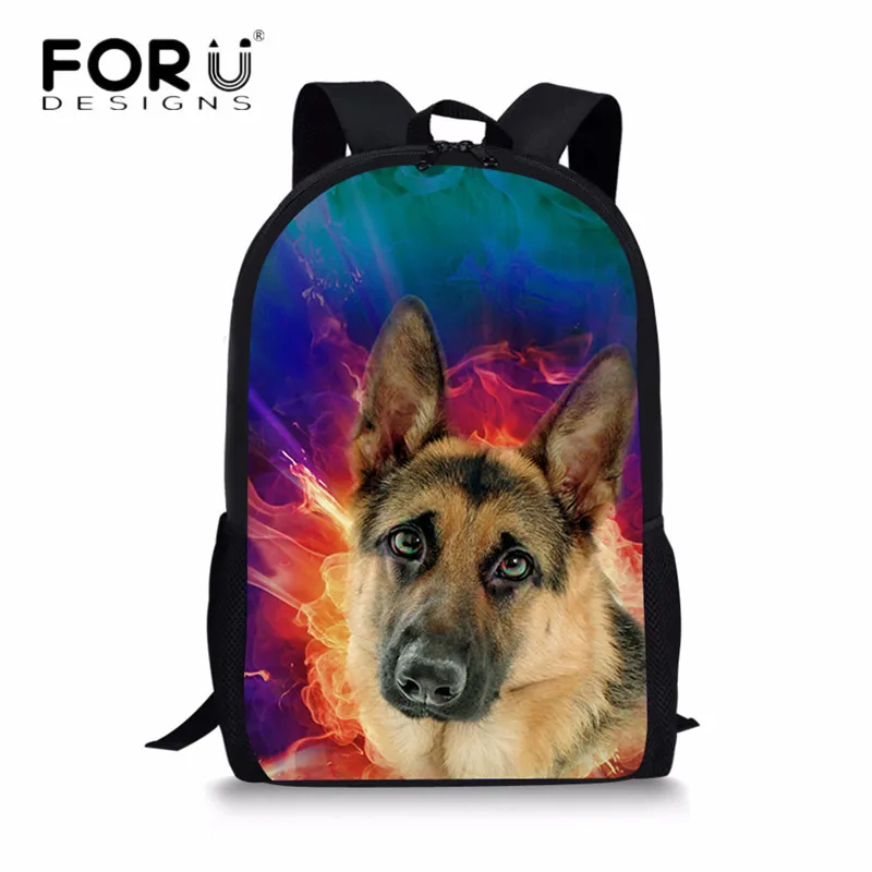 Forudesigns, милое животное Хаски печатает холст Школьные сумки Дети старинные школьные книги сумки рюкзак для подростков девочек студентов Bolsa