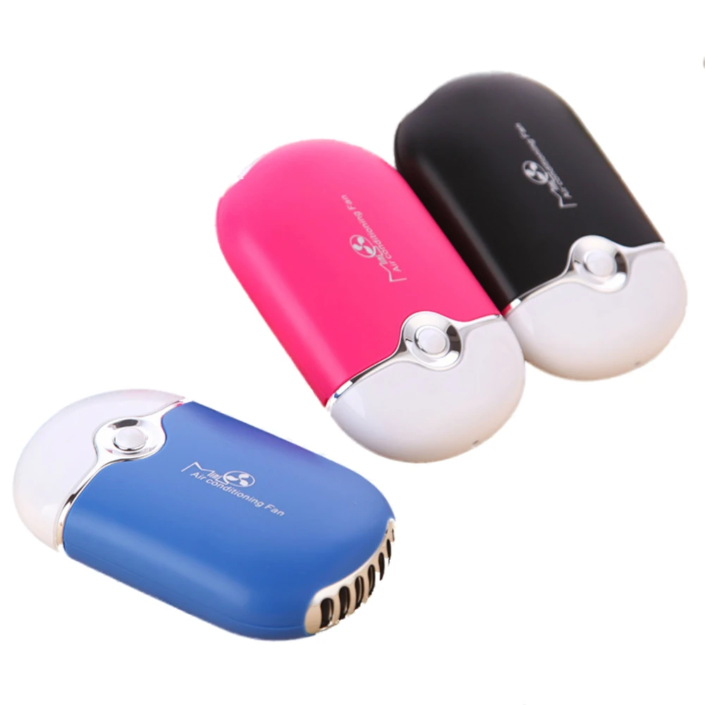 USB мини вентилятор кондиционер портативный офисный быстрый сухой Карманный увлажнитель Домашний Вентилятор охлаждения охлаждающий случайный цвет