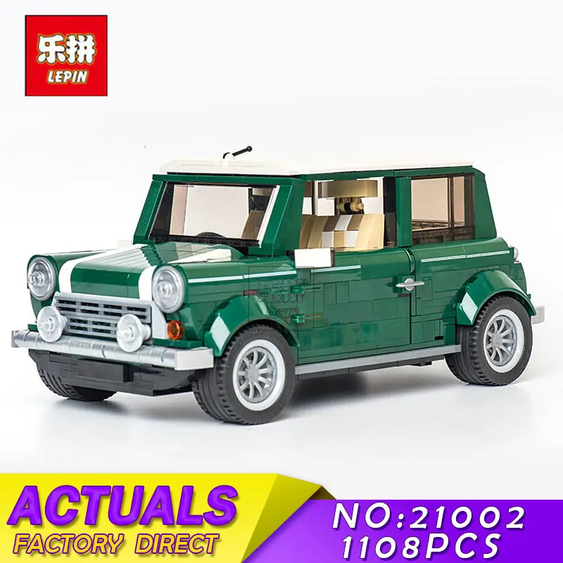 

Technic Series MINI Cooper Model LEPIN 21002 1108pcs Building Kits Blocks Bricks Toys for Children Gift Compatible With 10242