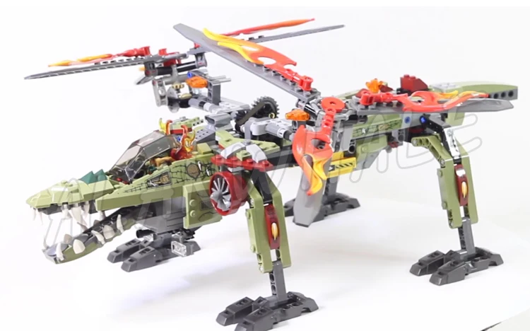 863 шт. K Crominus Rescue Golden Lion 10358 Набор фигурок для сборки блоков наборы Amaz Movie Toys
