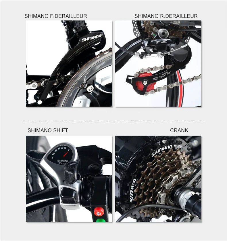 Discount 26inch electric bicycle 21 speed mountain bike assisted ebike folding frame li-ion battery powerful motor 80km range electricty 14